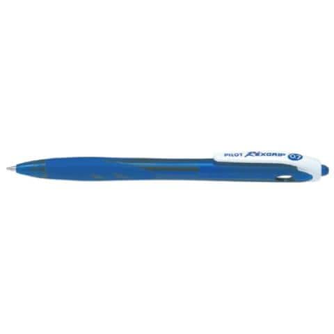 Penna a sfera Pilot Rexgrip 40016 - Fine Pen Point Type - 0,70 mm Dimensione Punta Penna - Conical Stile Punta Penna - Blu inchiostro - Blu Corpo - 10 / Pacco - Foto 1