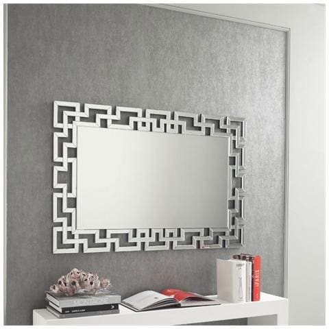 Stones specchio rettangolare da parete dal design moderno mod ... Pareti design moderno