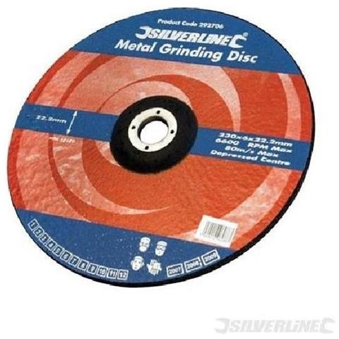 224514 Dischi Con Centro Depresso Per Smerigliatura Di Metallo, 10 P. zi 115 X 6 X 22,23 Mm - Foto 2