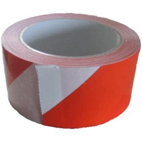 Nastro Imballo Silenzioso Bianco Rosso Mm 50 Mt 66 Colori - Foto 1