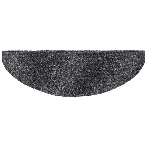 Tappetini Autoadesivi Per Scale 15 Pz 65x21x4 Cm Grigio Scuro - Foto 2