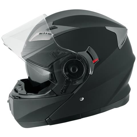 Casco Modulare Apribile Moto Touring Sport Visiera Parasole Nero Opaco Xs - Foto 2