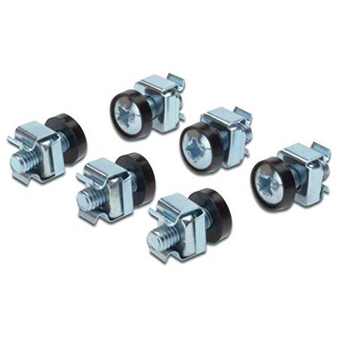 Set Di Montaggio Per Rack, 50 Viti M6, 50 Dadi, 50 Dischi In Plastica - Foto 1