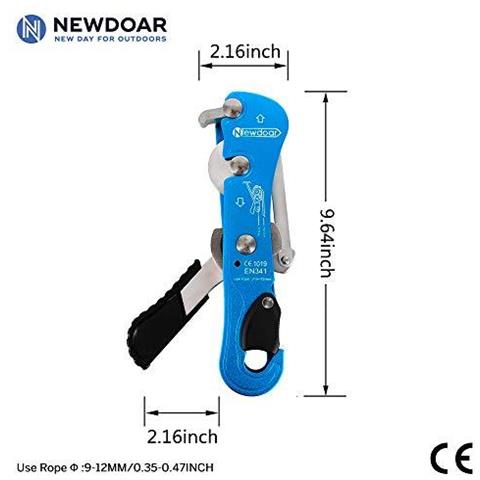Arrampicata Arresto Descender Rappelling Belay Per Corde 9-12mm I Novizi Per La Certificazione Rescue Arborist Ce - Foto 2