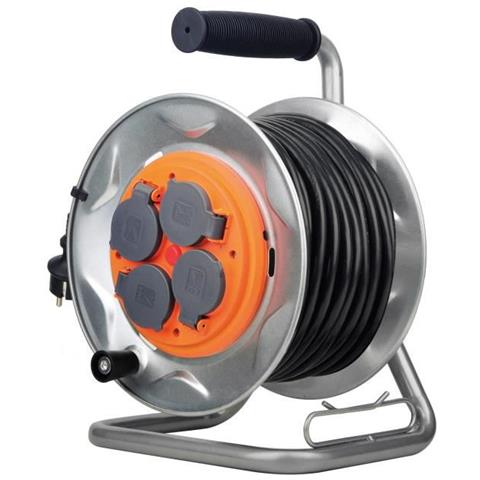 Bobina Da Costruzione Ip44 - 4 Prese 16a - 3g2,5mm² - 25m - Foto 1