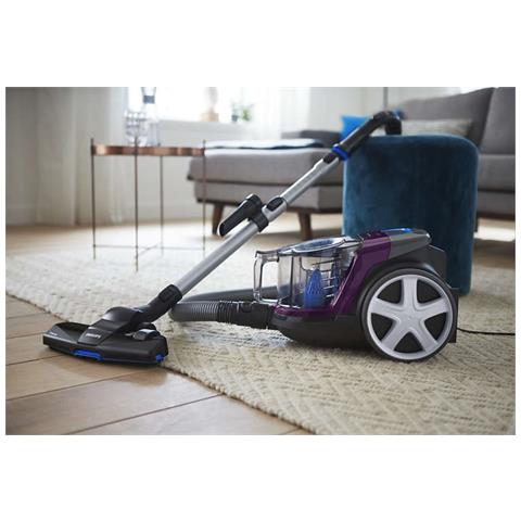 FC9333/09 Aspirapolvere PowerCyclone 5 Senza Sacchetto Potenza 900 Watt Colore Nero / Viola - Foto 7