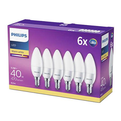 929001157791 5.5W E14 A+ Bianco caldo lampada LED - Foto 1