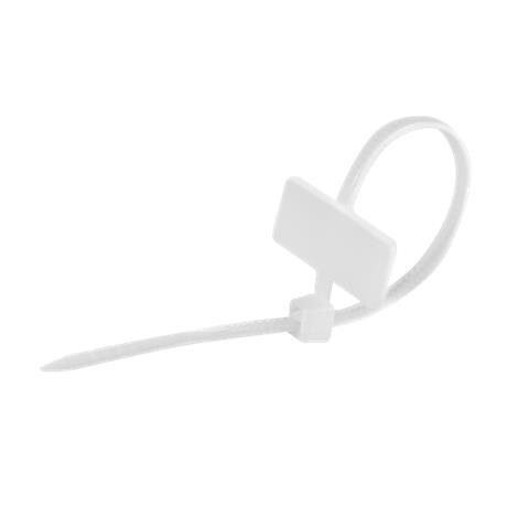 Kab0069 Organizer Per Cavi Supporto Per Fascetta Scrivania Trasparente 100 Pezzo (i) - Foto 2