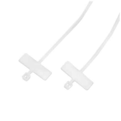 Kab0069 Organizer Per Cavi Supporto Per Fascetta Scrivania Trasparente 100 Pezzo (i) - Foto 3