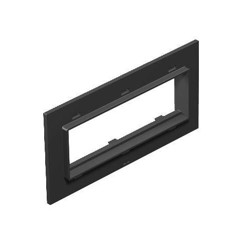 T8nl P105 9011 Nero Placca Per Interruttori E Coperchio Per Presa - Foto 1