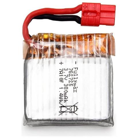 3 Pezzi Batteria Di Ricambio 3.7v 380mah Li-po Per Quadricottero Rc Drone Syma X21 X21w - Foto 3
