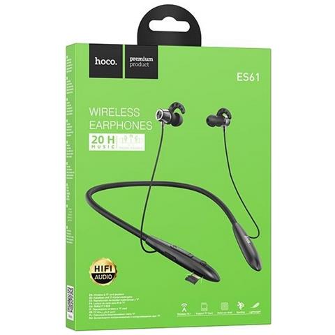 Auricolare Fitness Originale Bluetooth Cuffie Es61sport Magnetic In-ear Black - Foto 5