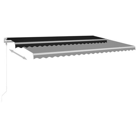 Tenda Da Sole Retrattile Automatica 500x350 Cm Antracite - Foto 2
