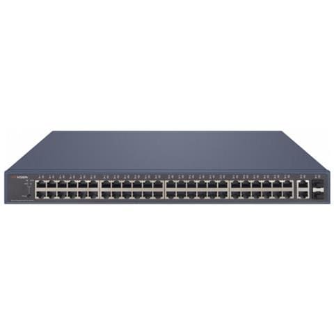 Switch di Rete DS-3E1552P-SI 470 W Gestito 48 Porte PoE 2 Porte Ethernet RJ-45 (10/100/1000) 1U Colore Nero - Foto 1