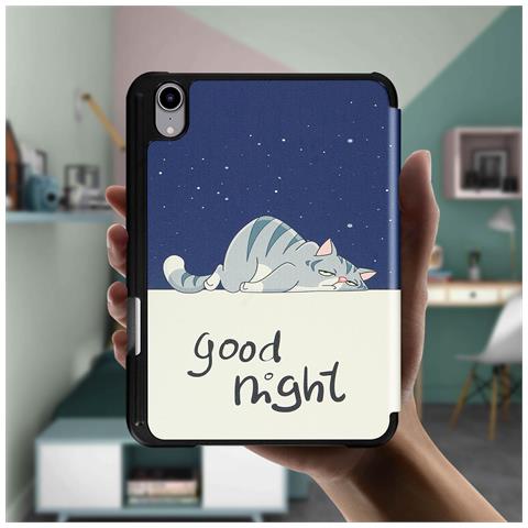 Custodia Gatto Per Ipad Mini 6 2021 E 7 2024 Supporto Multiposizione - Foto 6