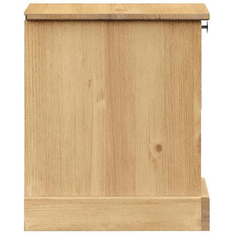 Comodino VIGO 42x35x42 cm in Legno Massello di Pino - Foto 2