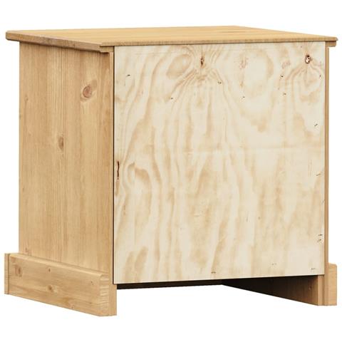 Comodino VIGO 42x35x42 cm in Legno Massello di Pino - Foto 8