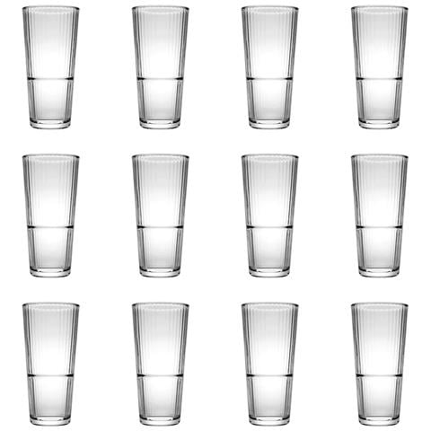 Bicchieri Long Drink, Bicchiere Di Cristallo 6 Set - Grande Sunray, 295 Ml - Foto 2