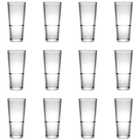 Bicchieri Long Drink, Bicchiere Di Cristallo 6 Set - Grande Sunray, 295 Ml - Foto 1