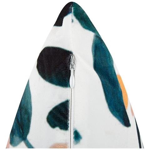 Set Di 2 Cuscini Knautia Velluto 45 X 45 Cm Multicolore Trama Di Piante - Foto 2