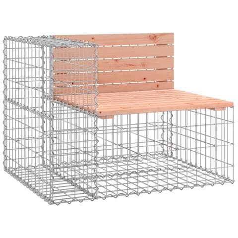 Panca Giardino Design Gabbione 92x71x65,5 cm Massello Douglas - Foto 1