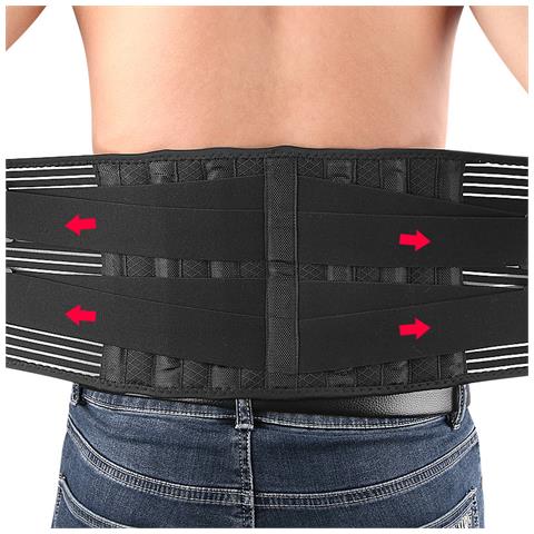 Cintura Di Supporto Lombare Nera  Xl - Foto 5