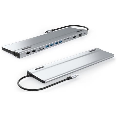 Adattatore Multiporta Hub Usb-c 14 In 1 Con Hdmi, Vga, Ethernet, Lettore Di Schede Sd /tf - Foto 1