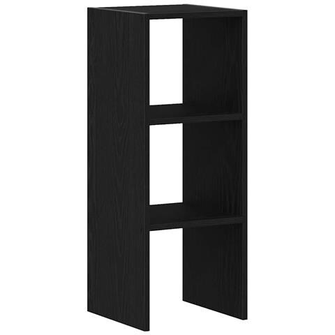 Libreria Impilabili Rovere Nero 30x30x80 Cm Legno Multistrato - Foto 2