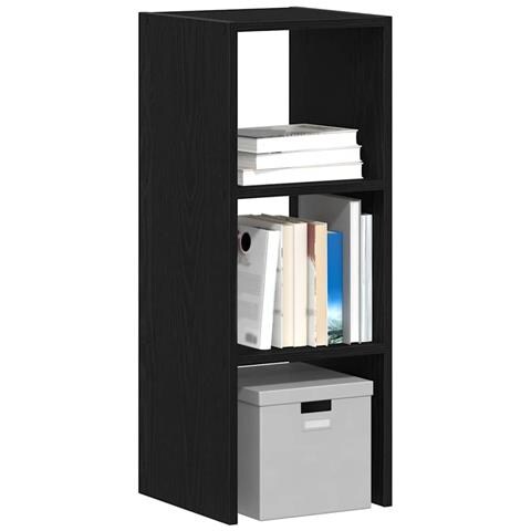 Libreria Impilabili Rovere Nero 30x30x80 Cm Legno Multistrato - Foto 1