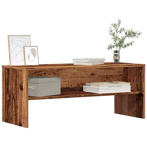 Mobile Porta Tv Legno Vecchio 100x40x40 Cm In Truciolato - Foto 3