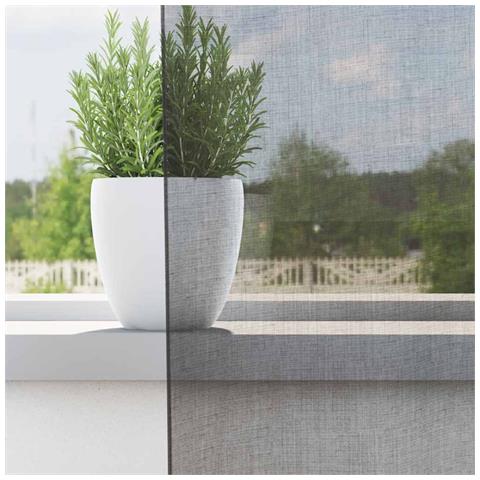 Tende In Voile Con Occhielli 2 Pz Grigio Scuro 140x225 Cm - Foto 3