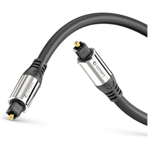 S-OC100-030 cavo audio 3 m Toslink Nero - Foto 4