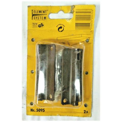 Element System-2 Supporti A Due Ganci Con Viti E Tasselli Marroni - Foto 1