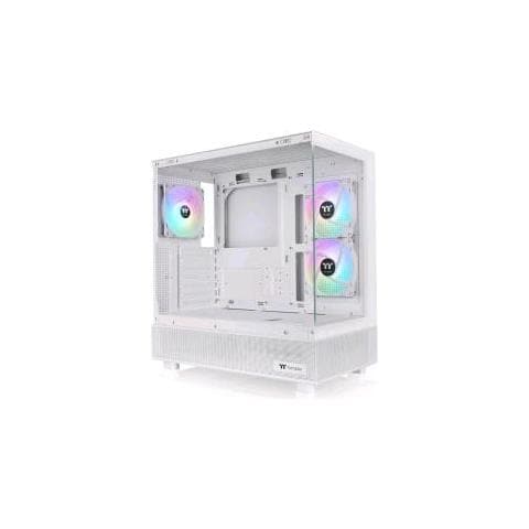 View 270 Plus Tg Argb Mid Tower Pannello Frontale E Laterale In Vetro Temperato 3 Ventole Argb Snow White - Foto 1