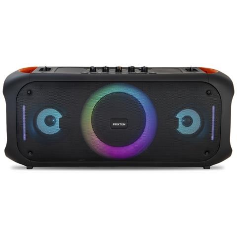 Altoparlante Karaoke Portatile Jaia Max Con Bluetooth 75w, Microfono Incluso, Autonomia 10 Ore, Effetti Echo, Bass E Trebe, Funzione Voice Cut, 5 Effetti Luminosi A Led, Nero - Foto 1