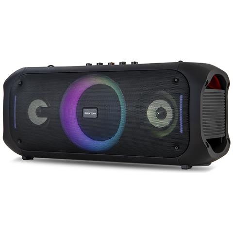 Altoparlante Karaoke Portatile Jaia Max Con Bluetooth 75w, Microfono Incluso, Autonomia 10 Ore, Effetti Echo, Bass E Trebe, Funzione Voice Cut, 5 Effetti Luminosi A Led, Nero - Foto 2