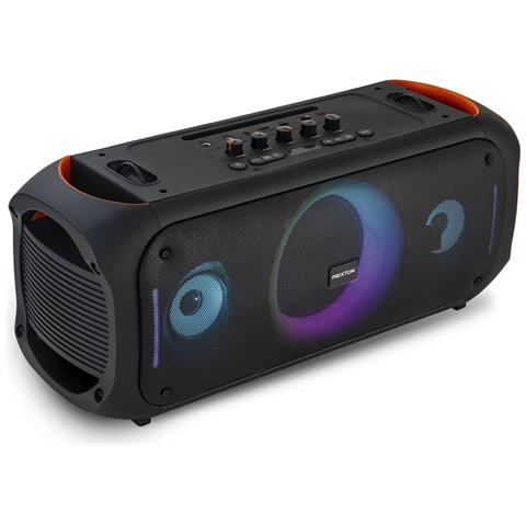 Altoparlante Karaoke Portatile Jaia Max Con Bluetooth 75w, Microfono Incluso, Autonomia 10 Ore, Effetti Echo, Bass E Trebe, Funzione Voice Cut, 5 Effetti Luminosi A Led, Nero - Foto 3