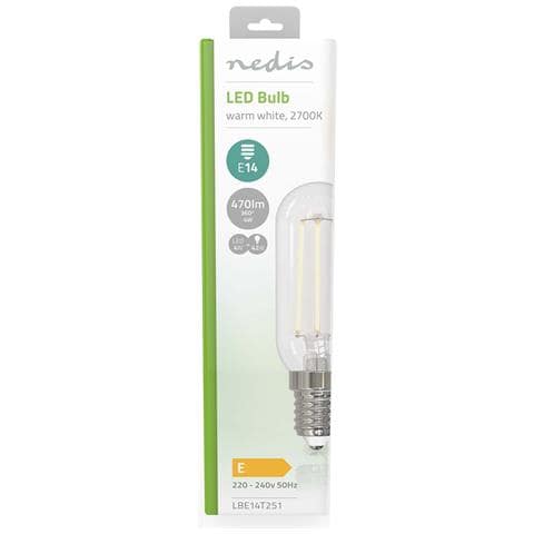 E14 T25 Lampadina Led Per Cappa Da Cucina 4w 470 Lm, Trasparente - Foto 2