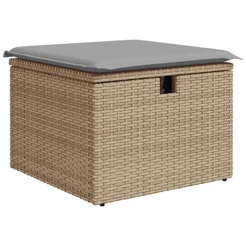 Set di divani da giardino con cuscini Beige Rattan - Foto 2