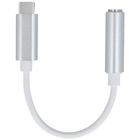 Adattatore Audio Usb-c Maschio A Jack 3,5 Mm Femmina, Argento - Foto 2