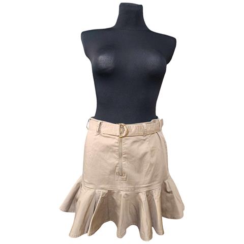 River Island Gonna Midi Comoda Elegante Con Cintura Marrone 38 - Foto 1