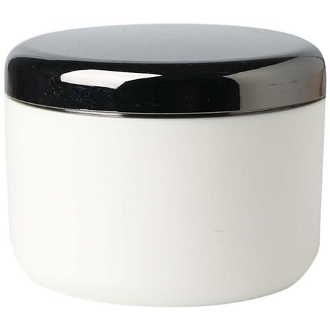 Posacenere In Stile Nordico Con Coperchio - Acciaio Inossidabile E Plastica, Antivento White - Foto 1