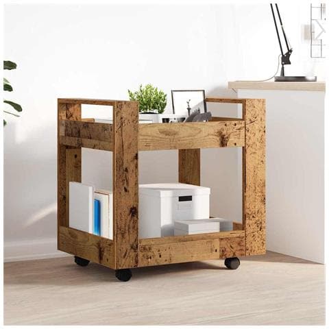 Carrello da Scrivania Legno vecchio 60 x 45 x 60 cm - Foto 2