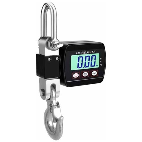 Bilancia A Gru Digitale 500kg - Bilancia Portatile Robusta Con Display Lcd Black - Foto 1