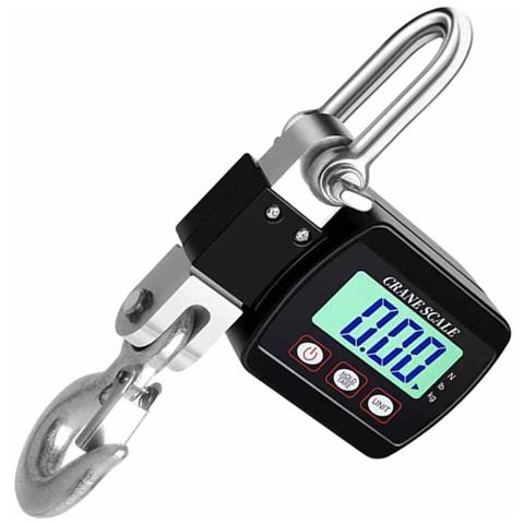 Bilancia A Gru Digitale 500kg - Bilancia Portatile Robusta Con Display Lcd Black - Foto 2