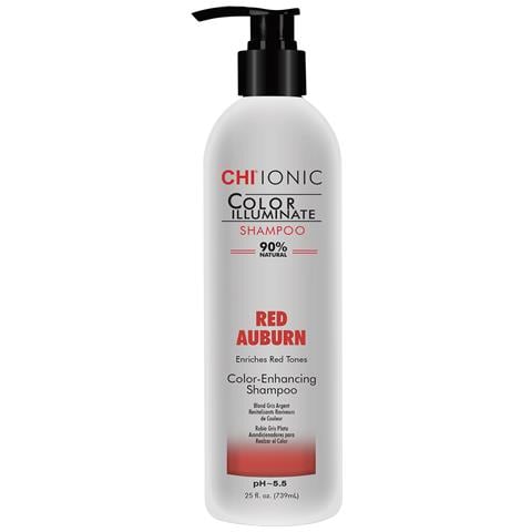 , Ionic Color Illuminate, Senza Parabeni, Shampoo Colorante, Per Capelli Di Colore Naturale E Capelli Trattati Con Colore, Red Auburn, 739 Ml - Foto 1