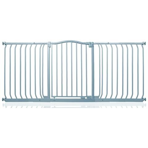 Safetots Cancelletto Di Sicurezza Con Parte Superiore Incurvata, 170cm - 179cm, Grigio Opaco - Foto 1