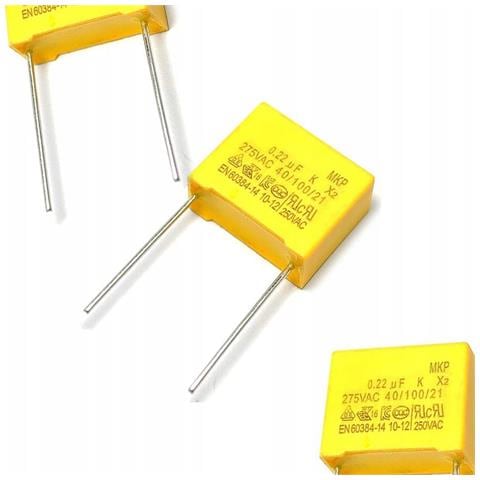 Condensatore 0.22uf 310v Ac Polipropilene Metalizzato - Compatto 15mm | Alta Qualità | Elettronica Di Precisione - Foto 1