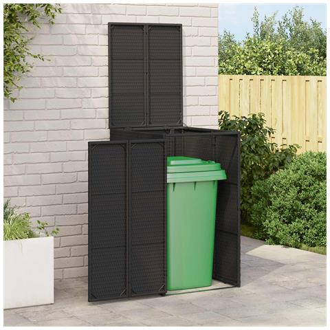 Cassa per Spazzatura Nero 65 x 80 x 115 cm Polietilene - Foto 2