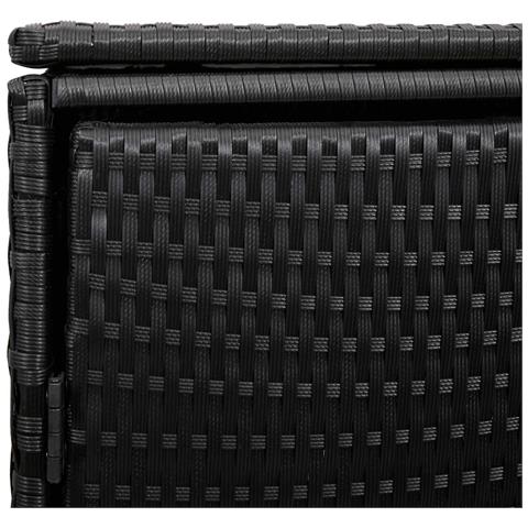 Cassa per Spazzatura Nero 65 x 80 x 115 cm Polietilene - Foto 9